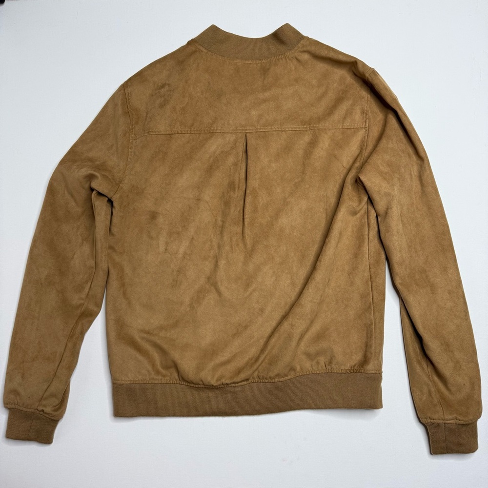Native Youth X UO Urban Outfitters Faux Suede Bomber Jacket Y2K - Picture 4 of 4